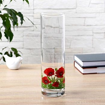 Ваза FLORA "Весенний букет" 7,5х26,5 см МИКС