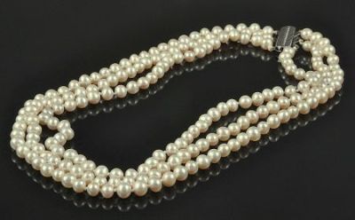 Бусы Жемчуг "Каскад" арт.П2038