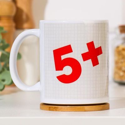 Кружка "Лучший учитель 5+", c нанесением