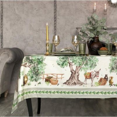 Скатерть "Этель" Olivia 110х145+/-3см, 100 % хл, саржа 190 гр/м2