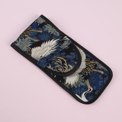 Набор кистей «Жарптица», 7 предметов, футляр, цвет серый/синий