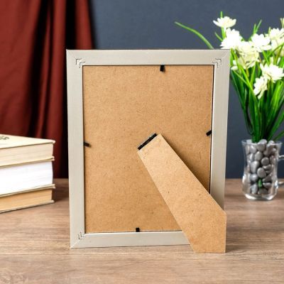 Фоторамка пластик 15х20 см "3D грани на золоте" 24х19х1 см