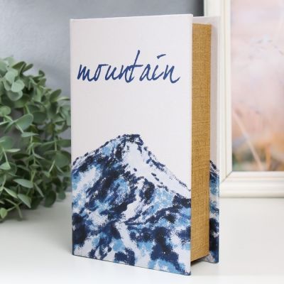 Сейф-книга с ключами "Горы" (дерево, кожзам), 21 х 13 см