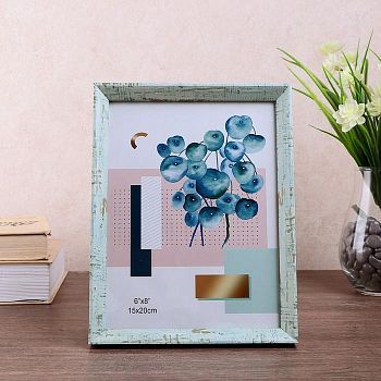 Фоторамка дерево 15х20 см "Зёлёная березка" 27х22х2 см