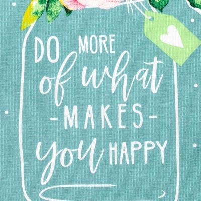 Полотенце кух."Доляна" You happy 35х60 см, 100% хл, 160г/м2