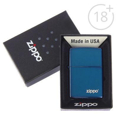 Зажигалка ZIPPO 20446ZL Classic с покрытием Sapphire