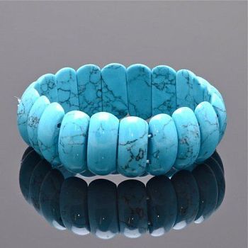 Браслет прес.Бирюза "Лилу" арт. бПБР-3(22-8)-17-1