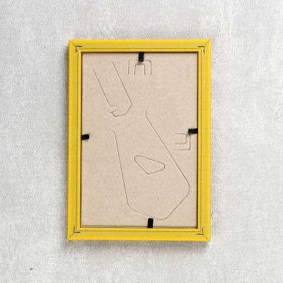 Фоторамка "Желтый" пластик 10х15 см