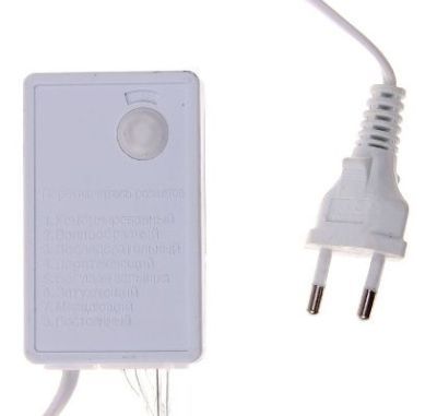 Гирлянда уличная "Метраж" (20 м. нить силикон, синий)