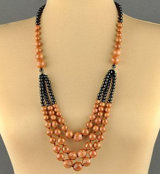 Авторские бусы Авантюрин "Варьете" арт.КР-716