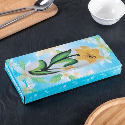 Подставка под ложку 24,5×10×2,5 см "Цветок"