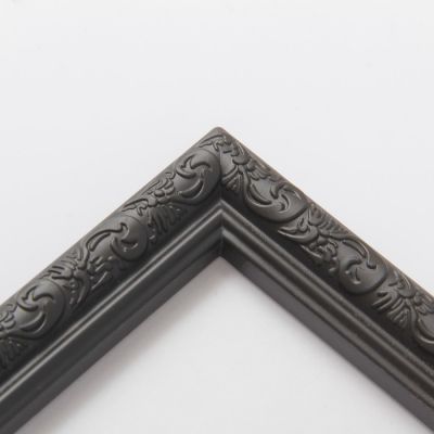 Фоторамка пластик L-2 21х30 см, чёрный, с небьющимся стеклом