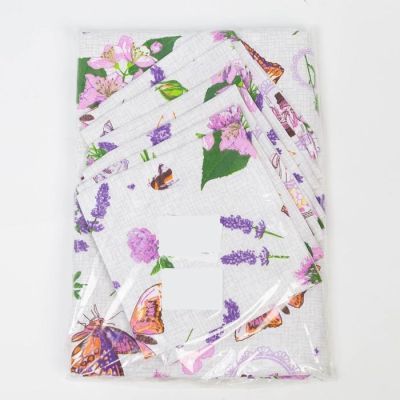 Набор кухонный Букет из лаванды, скатерть 140х180 см, салфетки 35х35 см-6 шт, 200 г/м2