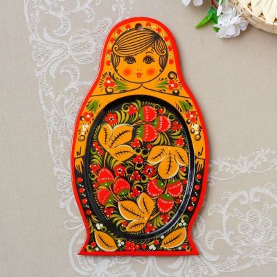 Сухарница «Марёшка», хохлома, 31,5 х 18 см