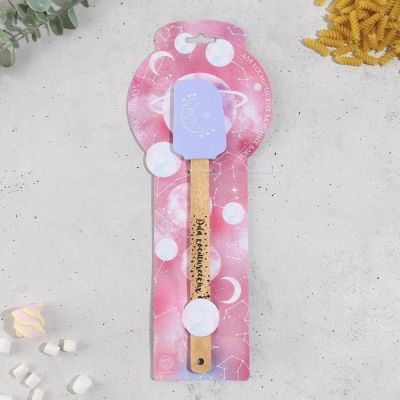 Силиконовая лопатка «Планеты», 14,3 х 35,3 см