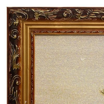 M017-60х120 Картина из гобелена "Букет подсолнухов в плетеной корзине" (65х125)