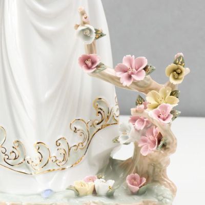 Сувенир керамика под фарфор "Весенние цветы" 45х28,5х14 см