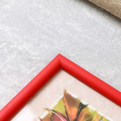 Фоторамка "Красная" пластик 10х15 см
