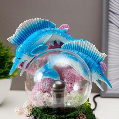 Плазменный шар "Рыбки" (18 х 14 х 19 см)