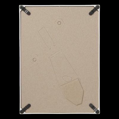 Фоторамка пластик L-6 10х15 см, белый, с небьющимся стеклом