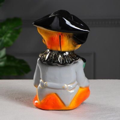 Копилка "Кот пират", покрытие лак, разноцветная, 25 см, микс