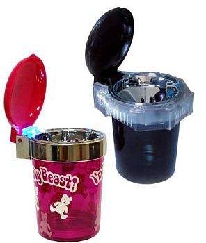 Бездымная пепельница в автомобиль с подсветкой