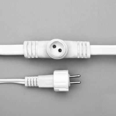 Гирлянда «Занавес» 2 × 1.5 м, IP44, УМС, белая нить, 360 LED, свечение белое, 220 В