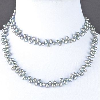 Бусы Жемчуг "Облепиха" арт.П3398