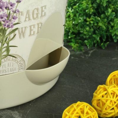 Кашпо с прикорневым поливом «Ника Деко. Лаванда», 2,7 л