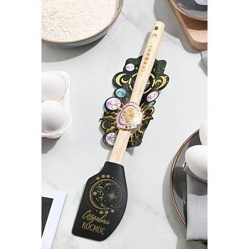 Силиконовая лопатка «Созвездие космоса», 9 × 30 см