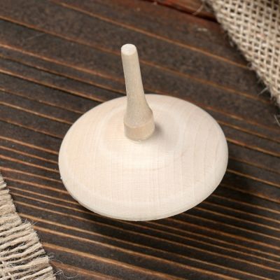 Волчок деревянный, d=5 см, бук