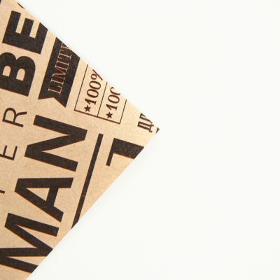 Бумага упаковочная крафтовая Best man, 70 × 100 см