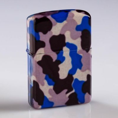 Набор зажигалок "Камуфляж", 4 шт, бензиновые, 23.5х2.5х9.5 см,