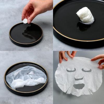 Спрессованная тканевая маска "Милотой наполнин", 10 шт