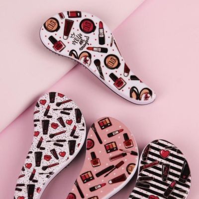 Расчёска массажная, 5,5 × 14,5 см, рисунок МИКС