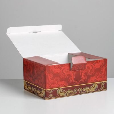 Коробка сборная «С 23 февраля», 22 × 15 × 10 см