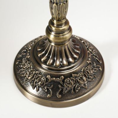 Подсвечник металл на 3 свечи "Розарий" латунь 37х31х12 см