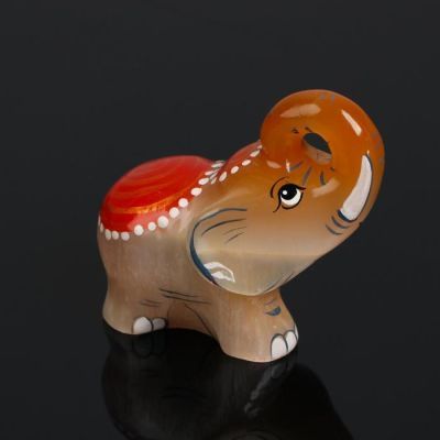 Сувенир "Слон индийский", 6,5x,65 см, селенит