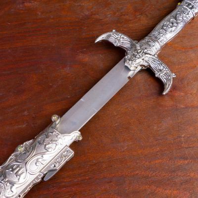 Меч, металл эфес две дуги, 98 см