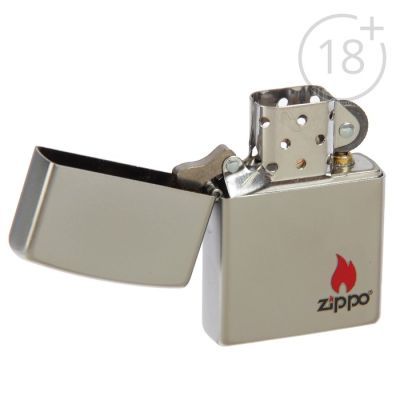 Зажигалка ZIPPO 205 ZIPPO с покрытием Satin Chrome