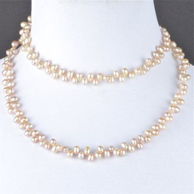 Бусы Жемчуг "Облепиха" арт.П3399