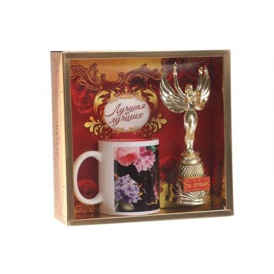 Подарочный набор «Лучшая из лучших», (ника, кружка), 23 х 8,5 х 23 см