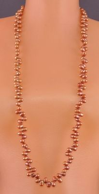 Бусы Жемчуг "Облепиха" арт.П2071