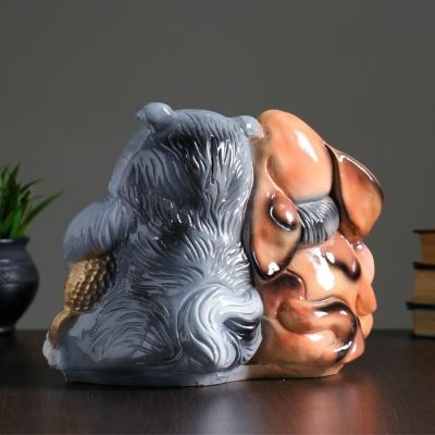 Копилка "Кот с собакой" 22х30см