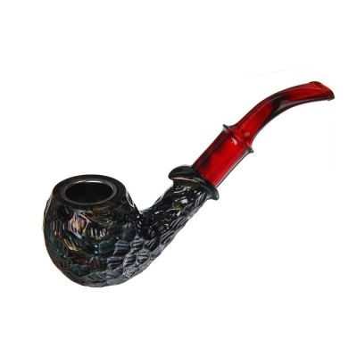 Трубка "Командор", рельефная, 4х14 см, микс