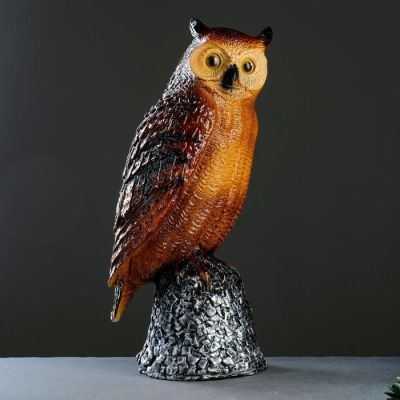 Копилка "Сова на камне огромная" 55см