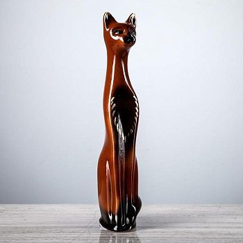 Копилка "Кот Тимофей", коричневая, 42 см