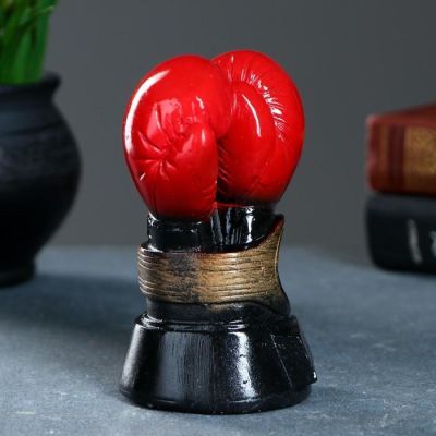 Кубок "Бокс" красный, 8х9х13,5см
