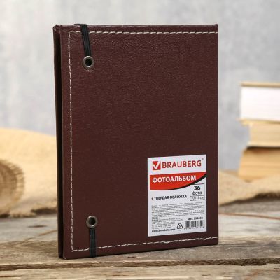 Фотоальбом BRAUBERG на 36 фотографий 10х15 см