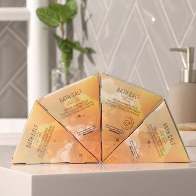 Набор солей для ванны «8 марта» 4 шт х 150 г, ваниль